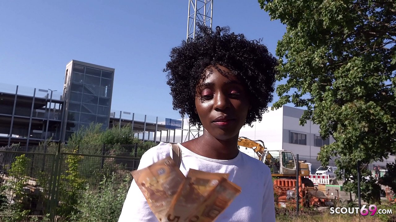 GERMAN SCOUT - BLACK EBONY MILF ZAAWAADI REAL PUBLIC PICKUP SEX FOR CASH IN BERLIN